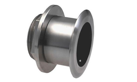 010-11869-22-Garmin Airmar SS164 Stainless Steel Thru Hull 50-200kHz 1kW Sonar and Temp Transducer with 20 Degree Tilt 8 Pin